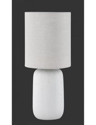 [S-TRIOR50411025] Lampada Da Tavolo Clay Ceramica Cappuccino Ø15 cm Trio Lighting