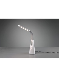 [S-TRIOR50381101] Lampada da Tavolo Flessibile Vento con Ventilatore Bianco LED Touch Dimmer