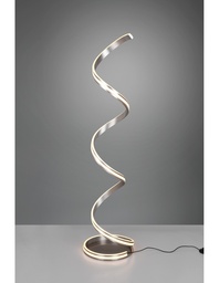 [S-TRIO426219107] Lampada da Terra Moderna a Spirale Nichel LED Dimmer Trio Lighting