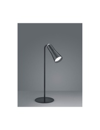 [S-TRIOR52121132] Lampada da Tavolo Maxi Nero Componibile LED Touch Dimmer con Batteria