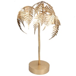 [S-V3721280000] Lampada a forma di palma oro h80 cm
