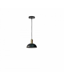 [S-LA/151/N] Lampada a sospensione Spica in metallo nero opaco, 20cm x 20cm x 150cm