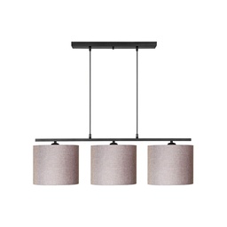 [S-FZ97678] Lampada a sospensione Medusa ASZ1532 con paralumi tessuto beige
