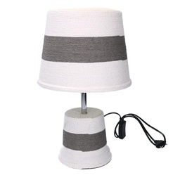 [S-V3723940000] Lampada carta rigato grigio tondo ø25x40 cm