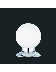 [S-TRIOR52551906] Lampada da Tavolo Princess Cromo Sfera Vetro Led Ø10 cm Trio Lighting