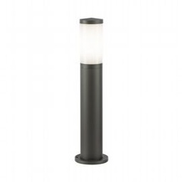 [S-SOV826/16] Lampada da esterno in alluminio pressofuso con diffusore opalino ad alta luminosità grafite - Dimensioni: 180mm x 60mm