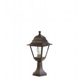 [S-SOV956/06] Lampada da esterno in alluminio pressofuso con diffusori in vetro trasparente - Altezza max 170mm