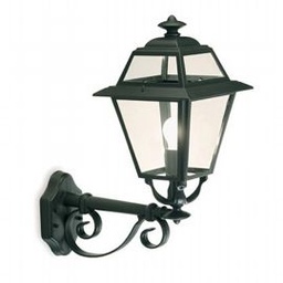 [S-SOV855/16] Lampada da esterno in alluminio pressofuso con diffusori in vetro trasparente grafite