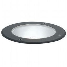 [S-SOV226/06] Lampada da incasso pavimento in alluminio pressofuso, vetro infrangibile, IP65, 40W