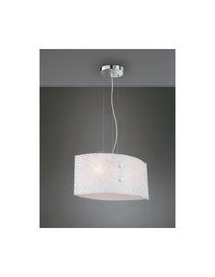 [S-TRIO312200200] Lampadario Cucina Sospensione Vetro Chiaro Elisa 2xE27 Trio Lighting