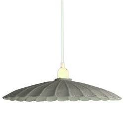 [S-V3714330000] Lampadario vintage in metallo bianco/grigio, dimensioni 25x25x10 cm