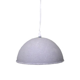[S-V3714360000] Lampadario Metallo Vintage Bianco/Grigio - Dimensioni 26x26x19 cm