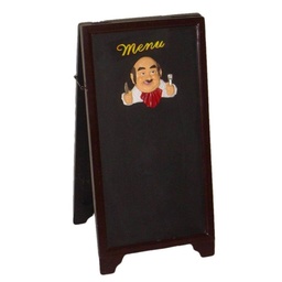 [S-V0209590000] Lavagna in Legno Menu - 40x80 cm