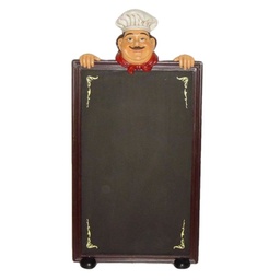[S-V0209610000] Lavagna in Legno Resina Cuoco - 100x50 cm