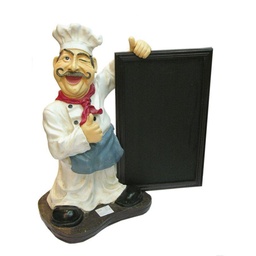 [S-V0203150000] Lavagna in legno da cucina con occhiolino, 58x30x65 cm
