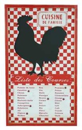 [S-V9135750000] Lavagna per lista della spesa decorativa Gallo LD-2598 35 x 60 x 2 cm