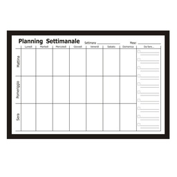 [S-V4612220000] Lavagna Magnetica Agenda con Pennarello 60x40x1,5 cm