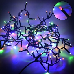 [S-V6086440000] Luci filo 1000 mini led multicolore con controller, 2000 cm di lunghezza, per uso esterno