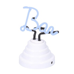 [S-V8526190000] Luce scritta bar neon azzurro 10x12,5x17 cm