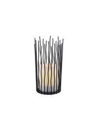 [S-TRIOR55136132] Lumetto Da Esterno Coro Led IP44 Nero Opaco Ricarica Solare Ø10 cm Trio Lighting