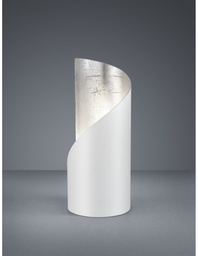 [S-TRIOR50161031] Lumetto Lampada Da Tavolo 1xE14 Frank Bianco E Argento Ø10 cm Trio Lighting