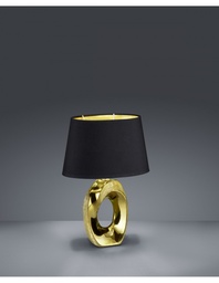 [S-TRIOR50511079] Lumetto Moderno Ceramica Oro Taba H33 cm Trio Lighting