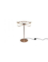 [S-TRIO521210108] Lumetto Moderno Fiocco Led Ottone Satinato