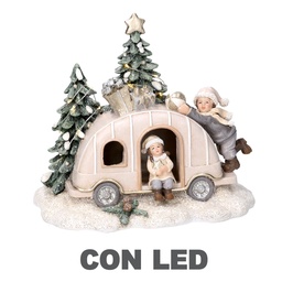 [S-V6149990000] Macchina resina led bianco 16x12,5x14,5 cm