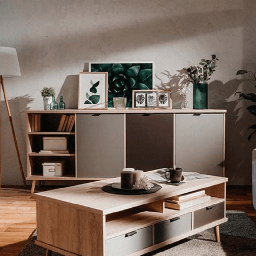 [S-FZ98920] Madia Epik 56 rovere antracite grigio 3 ante vano a giorno