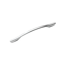 [S-FZ93862] Maniglia cromata per mobile Enzo 160 Finitura cromata, Interasse 224 mm