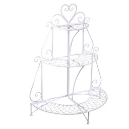 [S-V6452070000] Mensola in Metallo Bianco con 3 Ripiani - Dimensioni: 71,5x36x90 cm