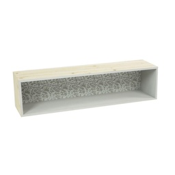 [S-V3201000000] Mensola in legno rettangolare 60x15x15 cm