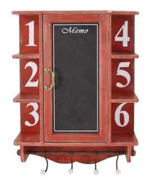 [S-V9108280000] Mobile pensile rosso 46 x 17,5 x 61 cm