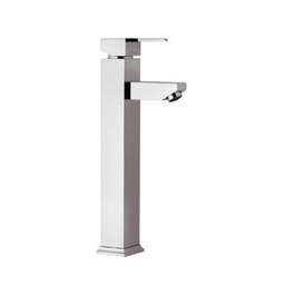 [S-FZ34379] Miscelatore Bagno Quadra Lavabo Alto Cromato 33.3 cm, 14.1 cm