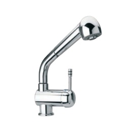 [S-FZ84108] Miscelatore da cucina cromato con doccetta estraibile Paini 64CR568 28,8 cm, 19 cm, 5 cm