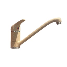 [S-FZ84196] Miscelatore da cucina monocomando granito sabbia 15x23x5 cm