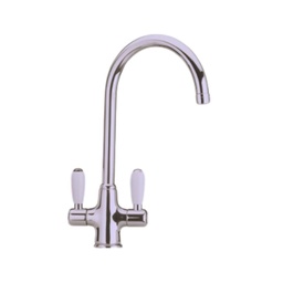 [S-FZ84154] Miscelatore da cucina satinato con comandi in ceramica Paini 84CN544 36.6 cm, 19.1 cm, 5 cm