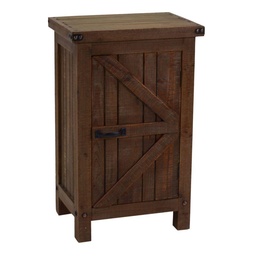 [S-V8036450000] Mobile con 1 anta noce country 50x36xh.80 cm