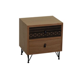 [S-V8036260000] Mobile Budapest Urban Comodino 2 Cassetti 40x30x46 cm