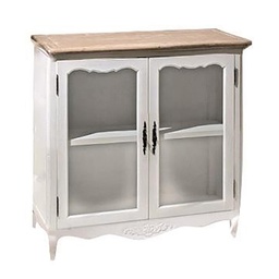 [S-V8030920000] Mobile vetrina country con 2 ante cm84,5x44,5h84,5