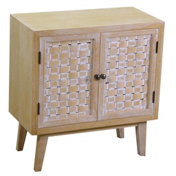 [S-V8040750000] Mobile con 2 ante naturale 60x30x63 cm