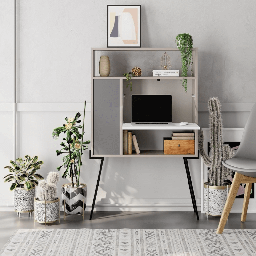 [S-FZ99281] Mobile multiuso Tatti light mocha bianco antracite