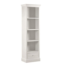 [S-V8030630000] Libreria Nantes 4 ripiani + 1 cassetto cm54x34h180