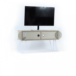 [S-FZ93770] Mobile soggiorno porta tv retro cm 106x30x48