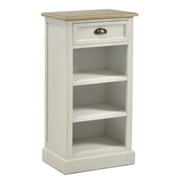 [S-V8029680000] Mobile Vichy con 1 cassetto e 3 ripiani aperti - Dimensioni: 46x34,5x90 cm