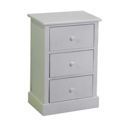 [S-V8033700000] Mobiletto Cassettiera Bianco 3 Cassetti 38x28x58 cm