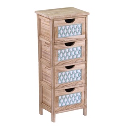 [S-V8038770000] Cassettiera 4 cassetti Anversa 30x23x77 cm