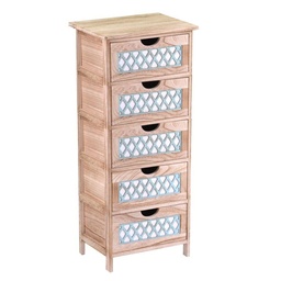 [S-V8038810000] Cassettiera 5 cassetti Anversa cm40x30xh94