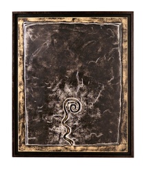 [S-QU/036/F] Olio su tela multicolore e telaio in legno, 100x120x3 cm