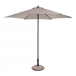 [S-B0795223] Ombrellone elegante Delfi Antracite-Tortora 270x240 cm